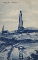 Oil Wells Postcard