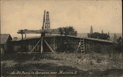 Oil Pump in Operation Marietta, OH Postcard Postcard Postcard