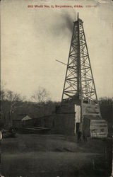 Oil Well No. 1 Postcard