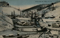 Wallace Oil Field Postcard