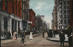 Chestnut Street Looking West Postcard