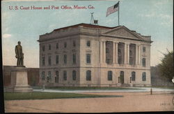 U.S. Court House and POst Office Macon, GA Postcard Postcard Postcard