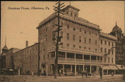 American House Allentown, PA Postcard Postcard Postcard