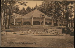 Sand Pit, Central Park Allentown, PA Postcard Postcard Postcard