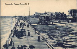 Boardwalk Ocean Grove, NJ Postcard Postcard Postcard