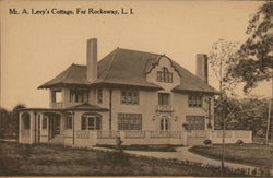 Mr. A. Levy's Cottage, Far Rockaway Queens, NY Postcard Postcard Postcard