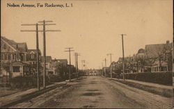 Neilson Avenue, Far Rockaway Queens, NY Postcard Postcard Postcard