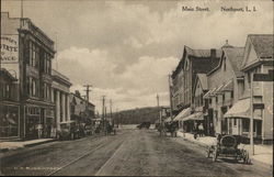 Main Street Northport, NY Postcard Postcard Postcard