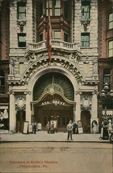 Keith's Theatre - Entrance Philadelphia, PA Postcard Postcard Postcard