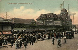 Culver Depot, Coney Island New York, NY Postcard Postcard Postcard