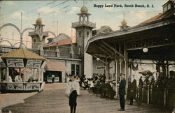 Happy Land Park - Staten Island South Beach, NY Postcard Postcard Postcard