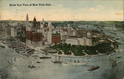 Bird's Eye View New York City, NY Postcard Postcard Postcard