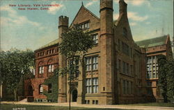 New Library, Yale University Postcard