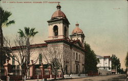 Santa Clara Mission Postcard