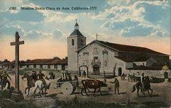 MIssion Santa Clara de Asis Postcard