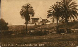 San Diego Mission Postcard