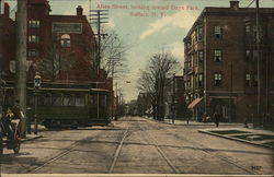 Allen Street, looking toward Days Park Buffalo, NY Postcard Postcard Postcard