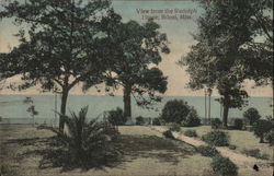 View from the Rudolph House Biloxi, MS Postcard Postcard Postcard