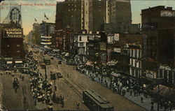 Main Street Looking North Postcard