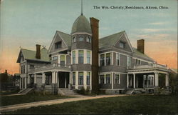 The William Christy Residence Akron, OH Postcard Postcard Postcard