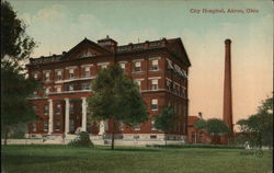 City Hospital Akron, OH Postcard Postcard Postcard