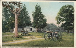 Snodgrass House, Thomas Headquarters at Chickamauga Park, Ga Postcard