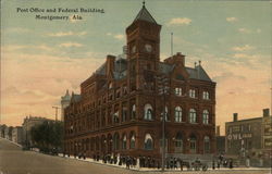 Post Office and Federal Building Montgomery, AL Postcard Postcard Postcard