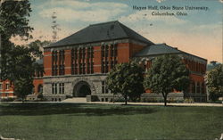 Hayes Hall, Ohio State University Postcard