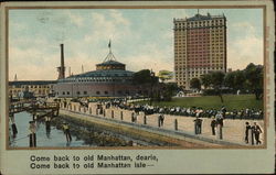 Come back to old Manhattan, dearie New York, NY Postcard Postcard Postcard