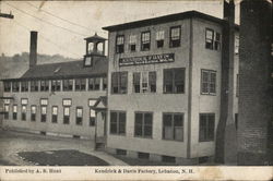 Kendrick & Davis Factory Lebanon, NH Postcard Postcard Postcard