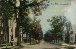 School St. Lebanon, NH Postcard Postcard Postcard