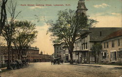 Park Street Looking West Lebanon, NH Postcard Postcard Postcard