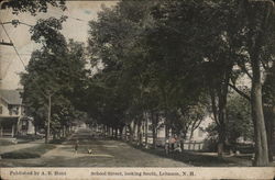 School Street, looking South Postcard