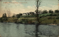 Mascoma Street and RIver Postcard