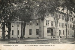 H.W. Carter & Sons Factory Lebanon, NH Postcard Postcard Postcard