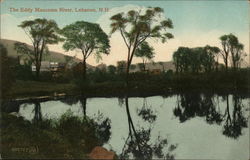 The Eddy, Mascoma River Postcard