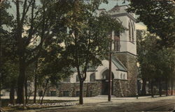 Pilgrim Church Attleboro, MA Postcard Postcard Postcard