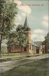 Baptist Church Farmington, ME Postcard Postcard Postcard