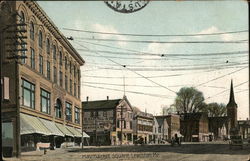 Haymarket Square Lewiston, ME Postcard Postcard Postcard