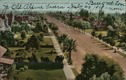 East Colorado Street from Hotel Maryland Pasadena, CA Postcard Postcard Postcard