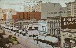 Broadway from Sixth Street Postcard