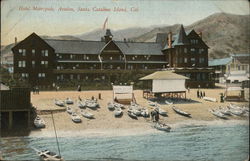 Hotel Metropole, Avalon Santa Catalina Island, CA Postcard Postcard Postcard