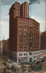 S. F. 394 Chronicle Building, Market, Kearny and Geary Streets San Francisco, CA Postcard Postcard Postcard