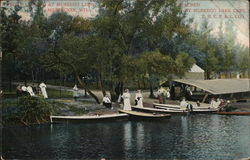 Boat Landing at Muskego Lake Milwaukee, WI Postcard Postcard Postcard