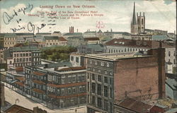 Looking Down on New Orleans Louisiana Postcard Postcard Postcard