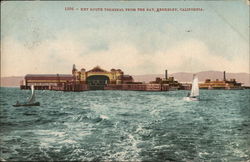 Key Route Terminal from the Bay Postcard