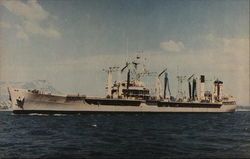 USNS "Pawcatuck" (T-AO 108) Ships Postcard Postcard Postcard