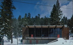 Bogus Basin Ski Lodge Postcard