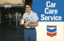 Car Car Service Chevron Postcard