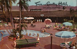 Town and Country Hotel San Diego, CA Postcard Postcard Postcard